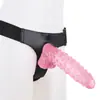 F149 Triángulo Usando Puntos de Ola Coloridos Usando Pantalones de Cuero Cúpula de Maíz de Simulación con Protuberancias Más Estimulante Productos del Mismo Sexo