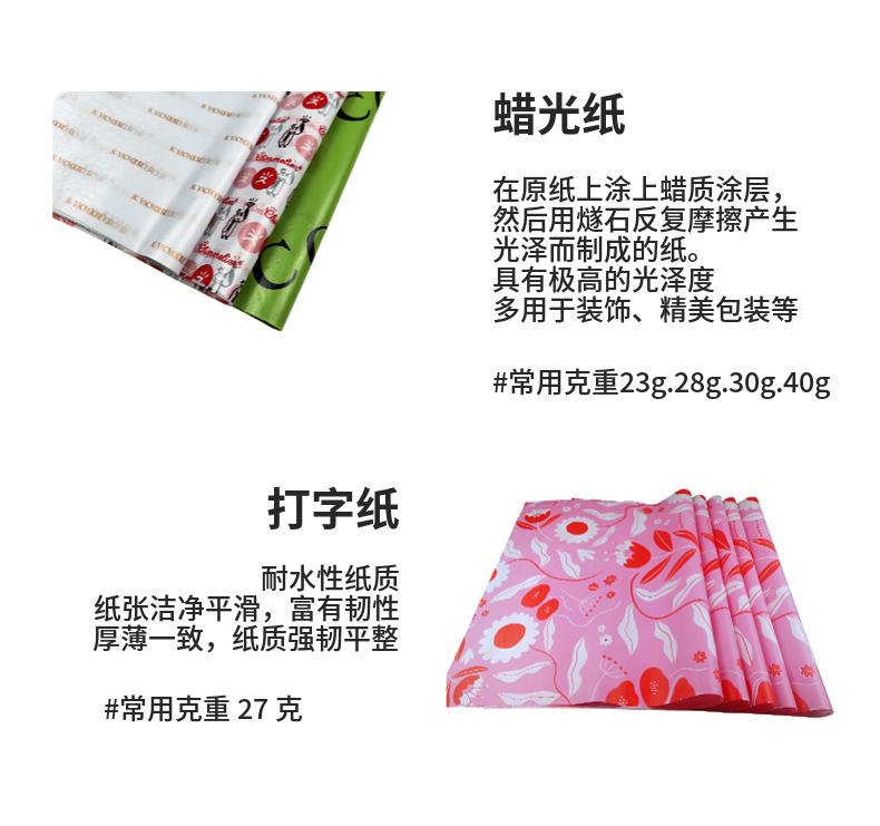 服装ins风包装纸