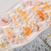 Molde de pingente em forma de gota de cristal faça você mesmo molde de silicone em forma de gota oval em arco de cogumelo brinco pingente