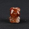 Cristal Natural Transfronteiriço Urso Morango Escultura Pedra de Cristal Minério Amostra Europeia e Americana Decoração de Casa Festivais Enfeites
