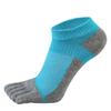 Fábrica de Tejidos Shuanglong Calcetines de Cinco Dedos para Hombre, Estilo Hilo de Algodón, Empalme de Malla, Calcetines Finos de Verano, Calcetines Cortos Bajos, Procesamiento OEM