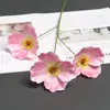 Nova Flor de Fada de 3 Cabeças Flor Artificial Decoração de Casamento Flores Paisagismo Flores Artificiais Enfeites para Casa e Hotel Arranjo de Flores de Casamento