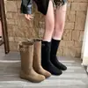 Botas plisadas para mujer por encima de la rodilla, estilo retro, efecto adelgazante, botas de jinete, botas tipo cigarrillo para Otoño e Invierno 2026