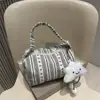 Nuevo Bolso de Embrague de Pana de Gran Capacidad para Mujer, Portátil, de Gama Alta, Versátil, Bolsa Portátil de Viaje para Guardar Artículos de Tocador para Mujer
