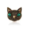 Moda Retro Europea y Americana Broche de Tigre Año Zodiacal del Tigre Pin Conmemorativo de Aleación de Diamante Unisex Corsage Decorativo