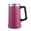 Amazon 304 Acero Inoxidable Doble Capa Vacío Mango Taza Taza Cervecera Brasileña Gran Capacidad Taza Térmica Transfronteriza Venta Caliente