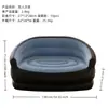 Sillón Inflable Plegable Sofá Doble Flocado Ocio al Aire Libre Portátil Sofá Perezoso Plegable