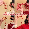 Novo Grampo de Cabelo Flor de Veludo Tecido Estilo Chinês, Moderno e Versátil, Presilha de Cabelo Elegante com Toque de Luxo, Acessório de Cabelo Único e Personalizado Atacado