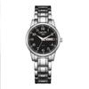 Reloj Redondo Luminoso con Calendario Señalador Europeo y Americano Digital para Mujer Luminoso Resistente al Agua Calendario No Mecánico Reloj de Hombre