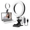 Nueva luz de relleno para computadora de 6 pulgadas transfronteriza Mini luz de belleza portátil con clip de pantalla luz de relleno para videoconferencia