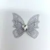 Novo Estilo Super Brilhante Malha Borboleta Acessórios para Sapatos para Mulheres e Crianças, Flores para Decoração de Sapatos, Acessórios de Cabelo, Decoração DIY, Acessórios para Tamancos