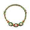 Pulseira Festival do Barco-Dragão Corda Colorida Estilo Nacional Infantil Pulseira de Liga Tecida à Mão para Bebê Joias de Corda Estilo Étnico Venda por Atacado