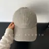 Gorra de Béisbol Juvenil de Algodón Lavado Suave con Letras Simples, Versátil para Salidas Urbanas, Gorra de Visera Curva para Adelgazar el Rostro