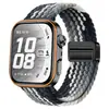Aplicável para pulseira do relógio Huawei fit5 pro Pulseira de Relógio de Nylon Trançado com Fivela Magnética de Metal Huawei fit5/4/3