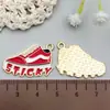 DIY Hip-Hop Estilo Street Dance Auriculares Zapatos Micrófono Colgante Joyería de Aleación Accesorios Llavero Colgante Accesorios para Bolsos