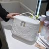 Bolsa de Cosméticos de Alta Qualidade Ins Feminina Grande Capacidade Portátil Popular Nova Super Popular Produto de Viagem Necessaire para Higiene Pessoal e Cosméticos Floral