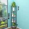 Estante para Flores Esquinero Triángulo Estante de Almacenamiento Multicapa Sala de Estar Estantería Esquinera Almacenamiento Esquina Balcón Decoración del Hogar Producto Nuevo