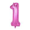 40 polegadas versão dos EUA gradiente cor rosa ouro e prata ouro grande filme de alumínio digital Balão Decoração de festa de aniversário