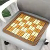 Almofada Respirável para Assento Cadeira de Escritório com Computador Almofada para Assento de Carro Verão Bambu Fresco Mahjong Banco de Estudante Almofada de Assento Fresca