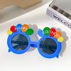 Gafas de sol de moda para niñas, divertidas y bonitas de dibujos animados para cumpleaños, populares en internet de Corea del Sur, accesorios de fotos para niñas.