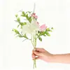 Frescor da Primavera, Buquê de Dália, Enfeites de Vaso, Arranjo de Flores para Sala de Estar, Decoração de Casa, Exibição de Buquê de Feriado
