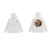 Sudadera con cremallera estilo europeo y americano transfronteriza con estampado de letras, número 8 negro, sudadera con cremallera casual unisex Stu