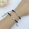 Cuerda de Mano Ojo de Diablo Caliente Transfronteriza Cruz de Palma Tortuga de Palma Pulsera Ajustable de Cristal Tejida a Mano