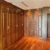 Armario de Dormitorio Estilo Americano Hecho a Medida para Toda la Casa, Puerta de Madera Maciza, Armario Estilo Chino Nuevo y Personalización de Vestidor