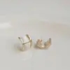 Pendientes de Gato Ojo de Gato Geométricos Elegantes Estilo Coreano Simples Combinan con Todo Moda Pendientes para Commuter Lujo Ligero Pendientes de Gama Alta para Mujer