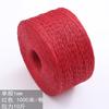 Cuerda de papel kraft de 1,2 mm de una sola hebra, color natural, blanco, rojo y negro, etiqueta de protección del medio ambiente, cuerda de papel kraft, cuerda de hierba de rafia