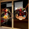 Celebra el Día Nacional y da la bienvenida al Festival de Medio Otoño con pegatinas electrostáticas para vidrio y decoraciones para ventanas para los escaparates de los centros comerciales