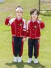 Uniforme Escolar para Niños Ropa de Primavera y Otoño Ropa de Clase para Juegos de Primer Grado Ropa de Clase para Estudiantes de Primaria Ropa de Jardín de Infancia de Tres Piezas Algodón Puro