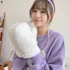 Guantes Gruesos con Forro de Lana 2026 para Hombres y Mujeres, Bufanda de Invierno Resistente al Viento y al Frío, Bufanda Cálida para el Cuello para Ciclismo y Esquí, para Uso al Aire Libre en el Noreste