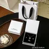 Caixas de Joias Embossadas para Atacado, Caixas de Anel Prensadas com Flor de Rosa de Luxo Leve, Caixas Criativas Estilo Ins para Brincos e Colares, Caixas de Embalagem para Joias