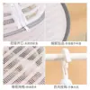 Cesta colgante para secar verduras con cubierta de red a prueba de viento y mosquitos, adecuada para secar verduras y pescado, plegable, tendedero doméstico multifuncional para ropa y almacenamiento