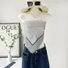 Moda de Verano Chica Picante Top Tubo Bufanda de Seda Bufanda de Seda de Lunares Bufanda Cuadrada Estilo Coreano de Gama Alta Bufanda de Seda Atmosférica Pañuelo para la Cabeza Bufanda para el Cuello