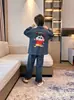 Pijama de Poliéster y Algodón para Niños, Conjunto de Manga Larga y Pantalón Largo para Primavera y Otoño, Adecuado para Niños Mayores, Ropa de Casa tipo Cárdigan Infantil que se Puede Usar Afuera