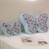Almohada de Respaldo Lumbar con Forma de Mariposa Estilo Retro para Cama, Cojín para Asiento de Sofá, Almohada para Descanso en Oficina, Almohada para Dormir