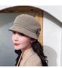 Sombrero de Mujer para Primavera y Otoño Moda Coreana Tela de Sarga Sombrero de Moda Sombrero Cubeta Sombrero de Pescador Mediano Mayor Sombrero de Madre Sombrero de Tela para Sombra Solar