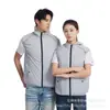 Ropa de Aire Acondicionado de Refrigeración y Enfriamiento de Verano, Ropa de Trabajo para Construcción al Aire Libre con Ventiladores, Mismo Estilo para Hombres y Mujeres, Chaleco de Prevención contra Golpes de Calor, Camisa de Aire Acondicionado
