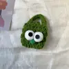 Bolsa Protectora Tejida a Mano para Auriculares Airpods1/2/pro Lana Boca de Salchicha de Ojos Grandes Mini Bolsita para Monedas Cosméticos