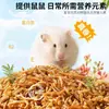 Snacks para Mascotas: Gusanos de la harina, Snacks masticables para hámster, Zanahorias, Hierba Timothy para conejo, Gusanos de cebada, Snacks para mascotas pequeñas