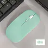 Mouse sem fio Bluetooth de modo duplo Qin Chuangyuan carregamento silencioso computador notebook transfronteiriço escritório mouse de carregamento luminoso