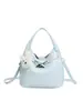 Bolso de Piel Rosa Suave de Alta Gama para Mujer 2026 Nuevo Estilo Bolso Cubo Bolso de Hombro Único Bolso Cruzado Versátil para Viajes al Trabajo Modelo de Diseño de Nicho
