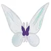 Alas decorativas para niños y adultos de nueva llegada transfronterizas con luces, accesorios para actuaciones de festival, alas de mariposa coloridas plegables