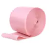 Saco de Filme Bolha Rosa Colorido em Formato de Coração Embalagem em Formato de Coração Rolo de Papel Bolha Almofada à Prova de Choque Embalagem para Presente Estilo Ins Espessado