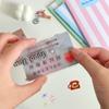 Funda Protectora para Tarjeta de Identificación Tono Agitado Misma Cabeza de Tarjeta de Identificación Kuso Cobertura para Cabeza de Tarjeta de Identificación Transparente Anti-Magnética Cabeza de Tarjeta de Identificación Tapa de Tarjeta Kuso