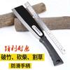 Cuchillo para leña de acero al manganeso Chai Wang cuchillo curvo para cortar leña del hogar herramientas agrícolas cortador de leña para exteriores abridor de caminos cuchillo para leña hoz