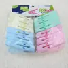 Q036B Lanhao 12 pinzas buenas + pinza para secar ropa tienda de dos yuanes suministro mayorista suministro de distribución para supermercados