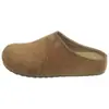 Mules de Couro Genuíno com Dedos Separados Femininas Slip-on 2026 Outono Novo Versátil Solado Grosso Aumenta Altura Birkenstock Sapatos Individuais